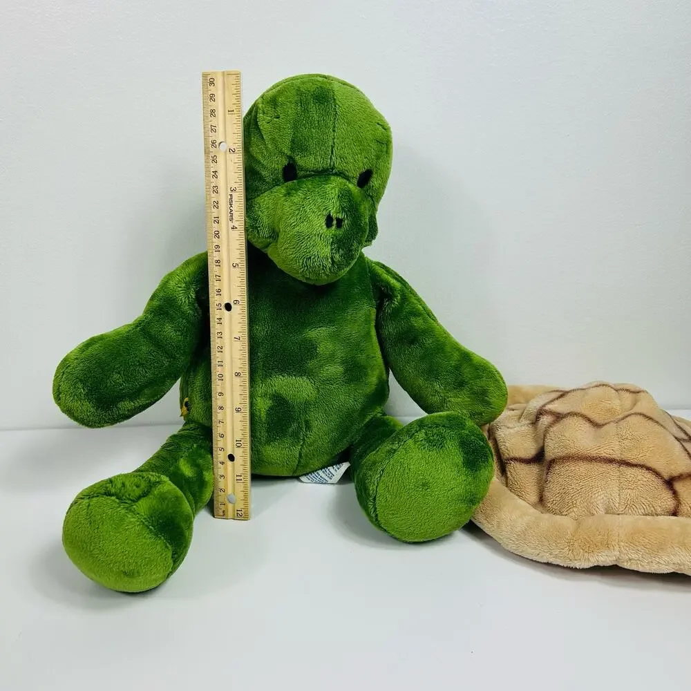 Build A Bear Workshop Trekkin Turtle Stuffed Animal Plush Shell Backpack